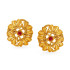 22KT GOLD STUD EARRINGS