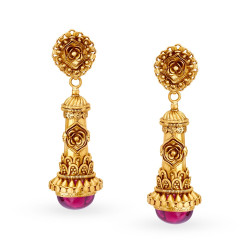 22KT GOLD DROP EARRINGS