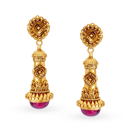 22KT GOLD DROP EARRINGS