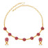 PADMA RUBY NECKWEAR AND EARRINGS SET